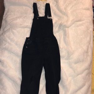 Black overalls